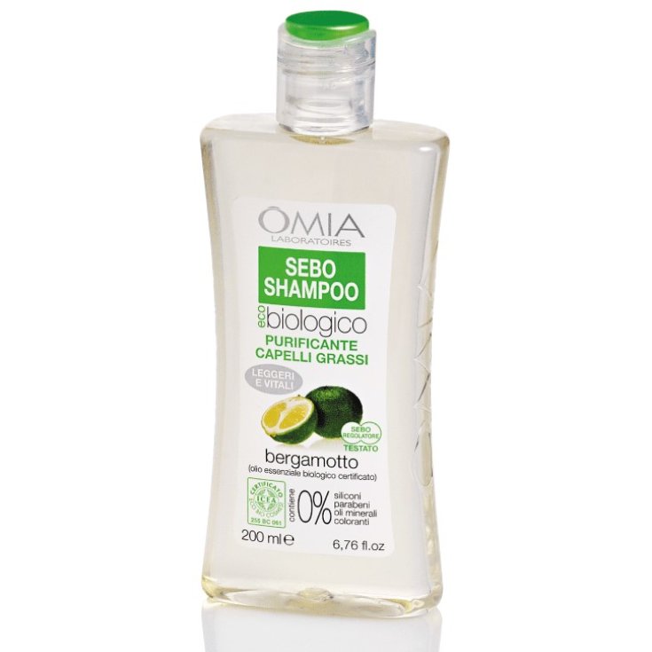 Sebo Shampoo EcoBiologico Bergamotto Omia Laboratoires 200ml