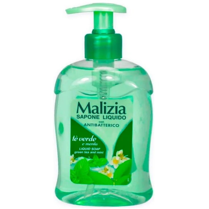 T&egrave; Verde e Menta Sapone Liquido Malizia 300ml