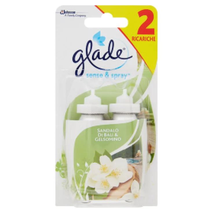 Sensual Sandalwood&Jasmine Sense & Spray&trade; Glade&reg; 2 Ricariche