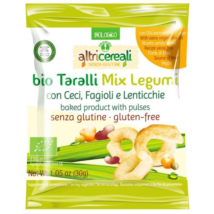 Altri Cereali Bio Taralli Mix Legumi Probios 30g