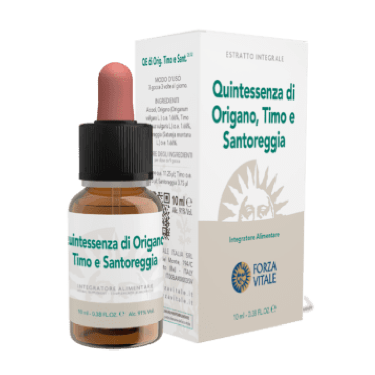 Quintessenza Di Timo Origano Santoreggia Forza Vitale 10ml