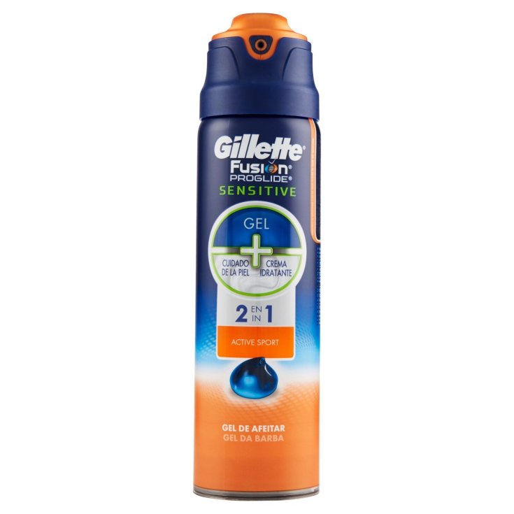 Gillette&reg; Fusion Proglide Sensitive Gel 2 In 1 Active Sport 170ml
