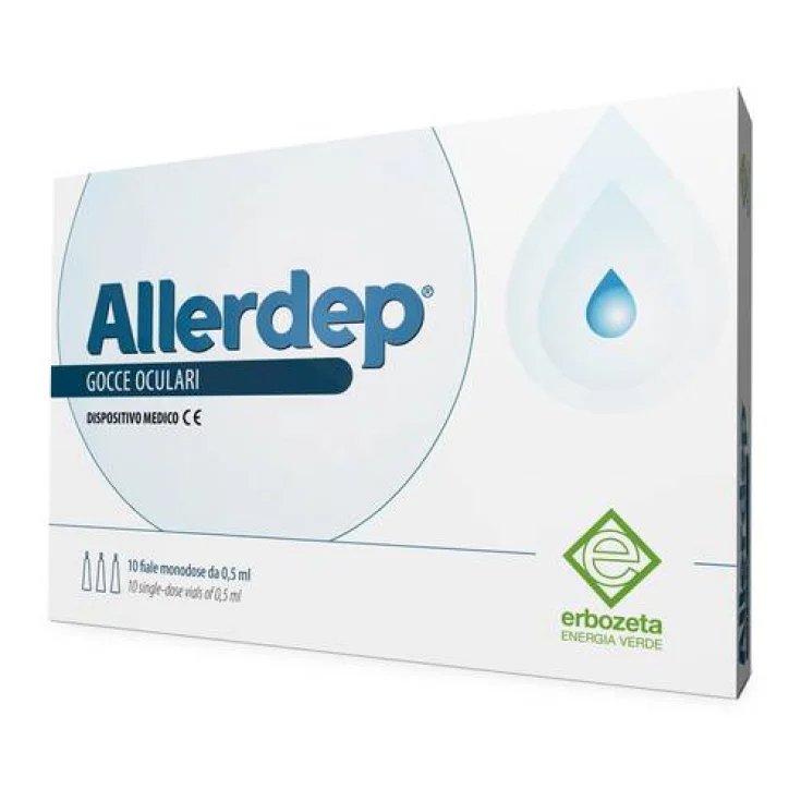 Allerdep&reg; Gocce Oculari erbozeta 10 Fiale 0,5ml