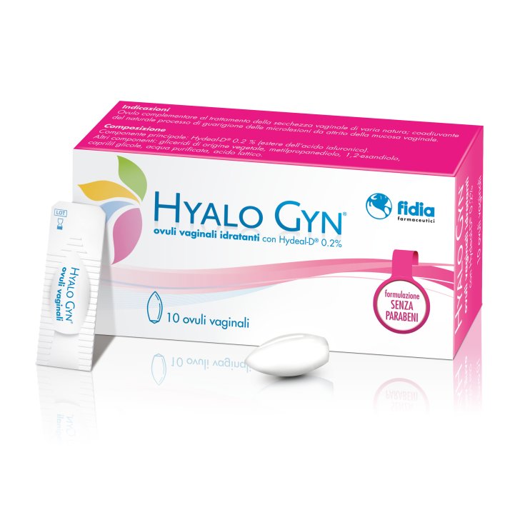 Ovuli Vaginali Idratanti Hyalo Gyn Fidia 10 Ovuli