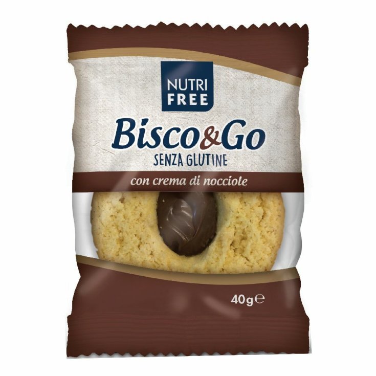 Biscotto con Crema di Nocciole Bisco&Go&nbsp;NutriFree 40g