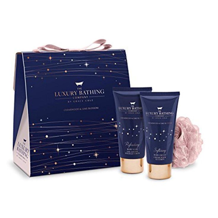 The Luxury Bathing Cedarwood And Lime Blossom Grace Cole 1 Set