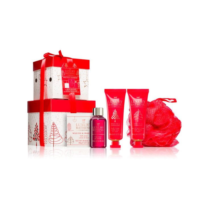 The Luxury Bathing Wild Fig & Cranberry Grace Cole Cofanetto
