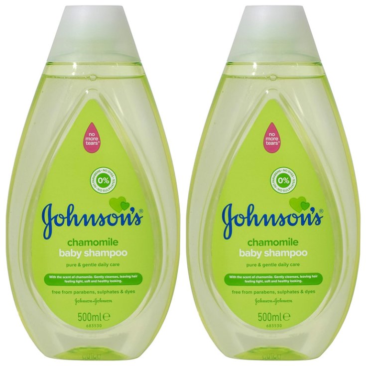 Camomile Shampoo Johnson's&reg; 2x500ml