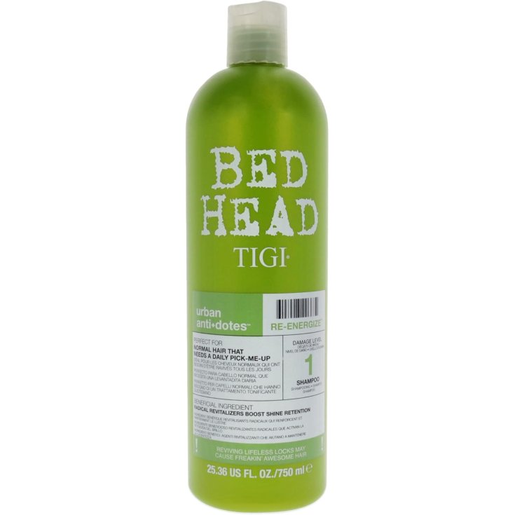 Bed Head Urban Antidotes Re-Energize Shampoo Tigi 750ml
