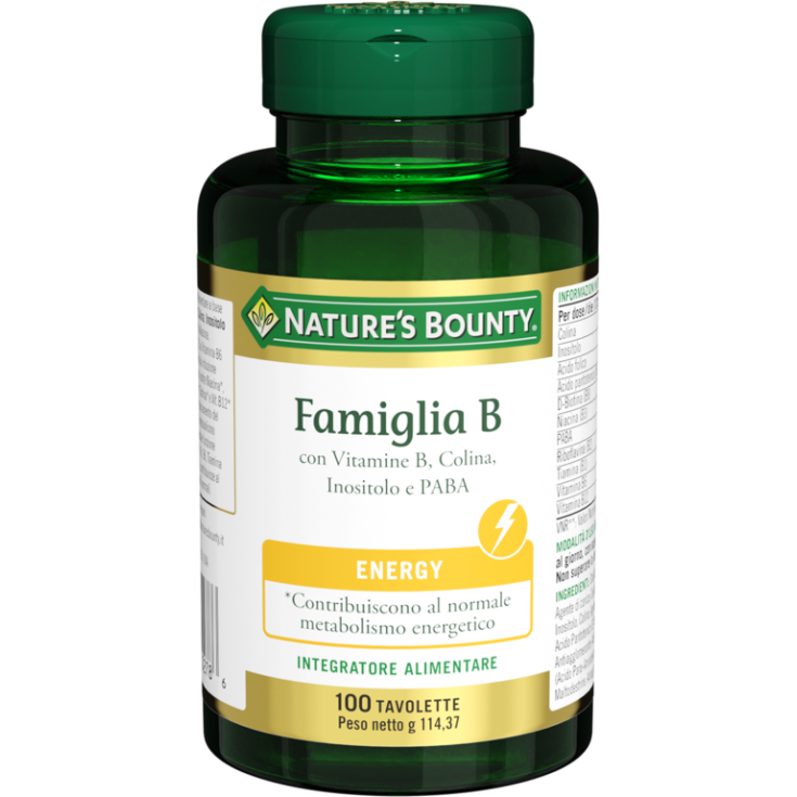 Famiglia B Nature's Bounty 100 Tavolette