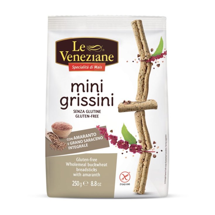 Minigrissini&nbsp;Amaranto e&nbsp;Grano Saraceno Integrale Le Veneziane 250g