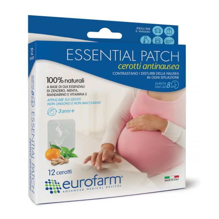 Cerotti Antinausea&nbsp;Essential Patch&nbsp;Eurofarm 12 Pezzi
