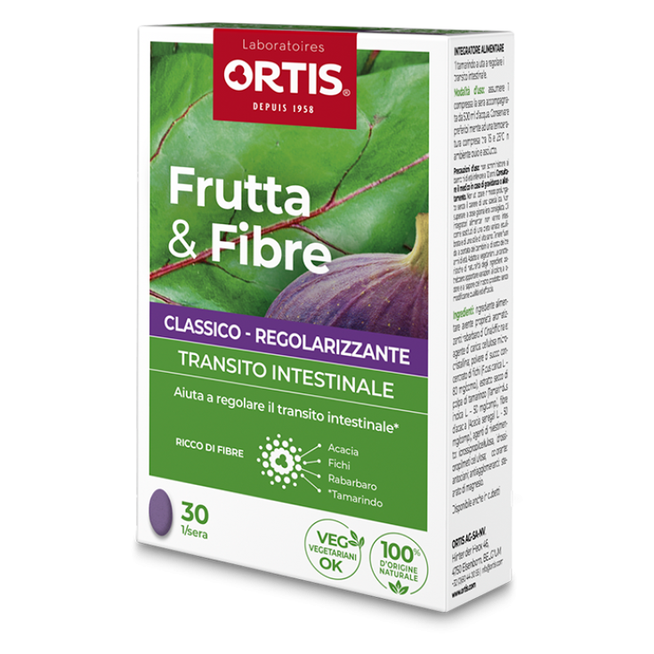 Frutta e Fibre Classico Ortis&reg; 30 Compresse