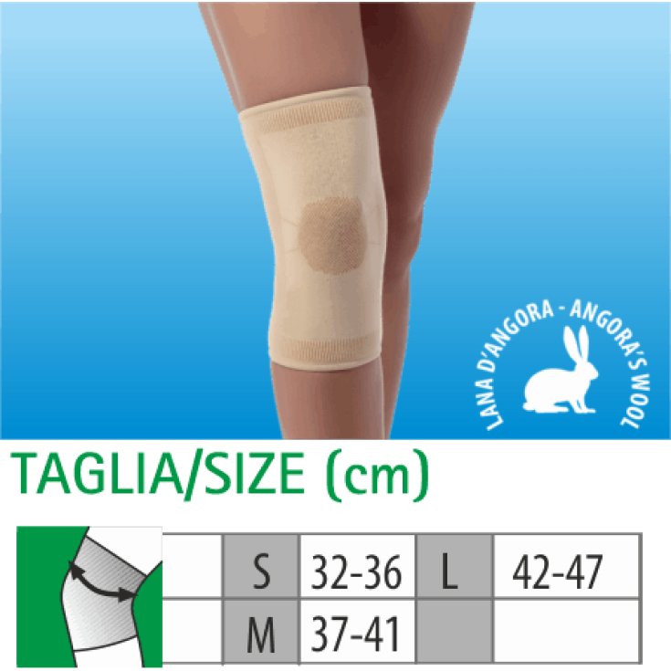 Ginocchiera In Lana D'Angora Tg.M Clia Ortho