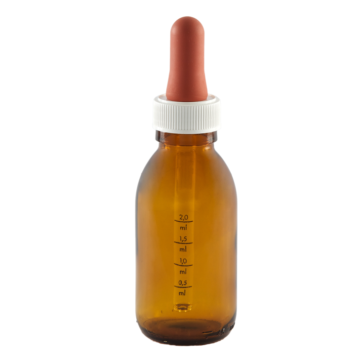 Flacone Vetro 125ml 21SF + Contagocce Graduato&nbsp;Farmalabor 10 Pezzi