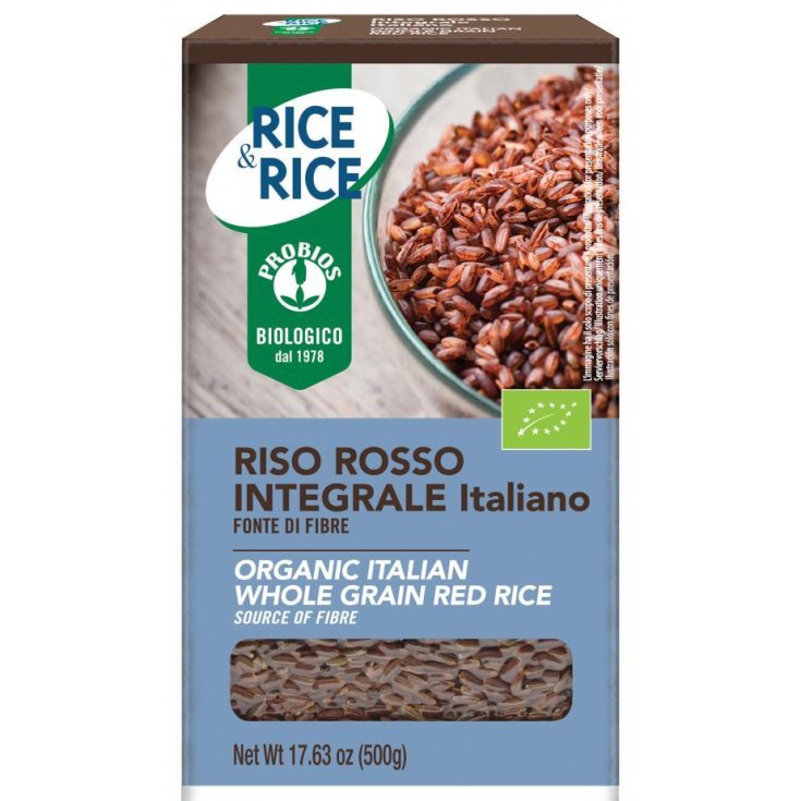 Rice&Rice Riso Rosso Integrale Italiano Probios 500g