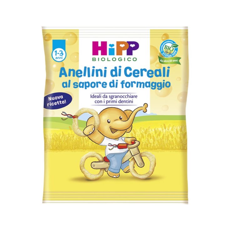 Anellini Di Cereali Al Formaggio HiPP Biologico 25g
