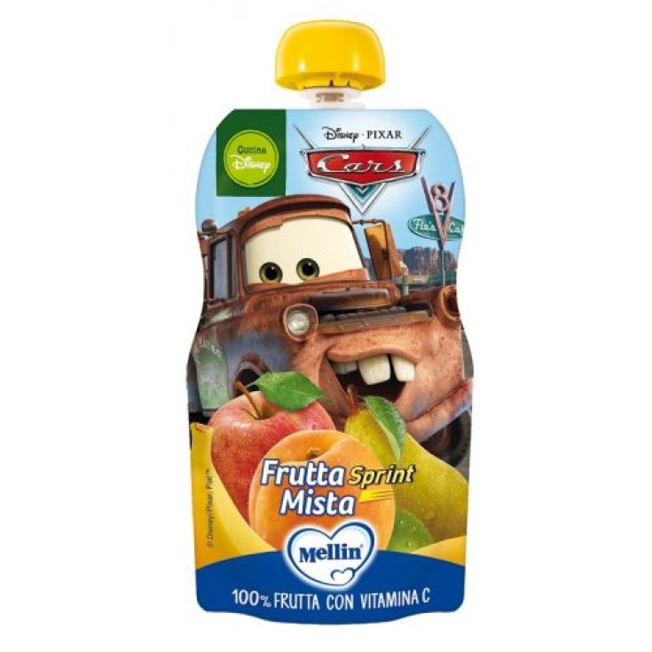 Pouch Disney Cars Frutta Mista Mellin 110g