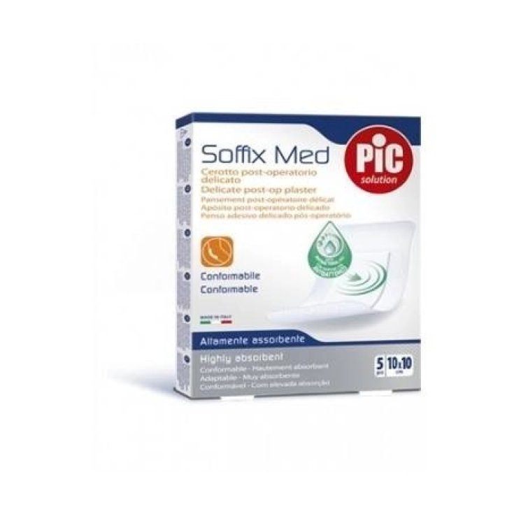 Soffix Med Cerotto Post-Operatorio Delicato 10x10cm PIC&nbsp;1 Pezzo