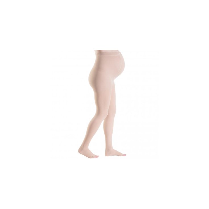Cotton Evo 162 Collant Gestanti Beige M Lungo GloriaMed&reg; 1 Paio