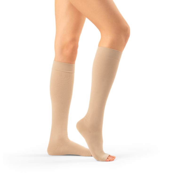 Cotton Evo 262 Gambaletto Beige Max M Lungo GloriaMed&reg; 1 Paio