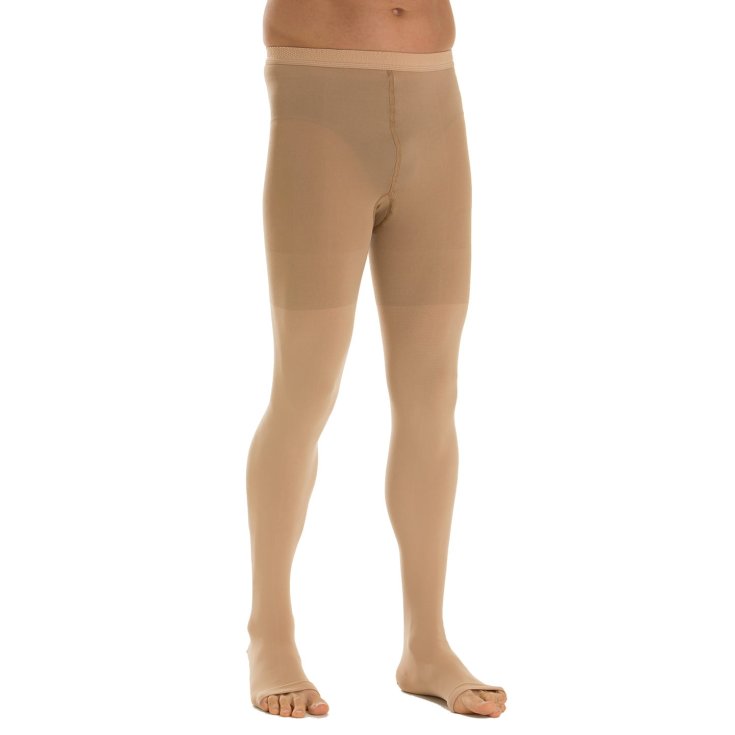 Cotton Evo 262 Collant Uomo Beige S Lungo GloriaMed&reg; 1 Paio