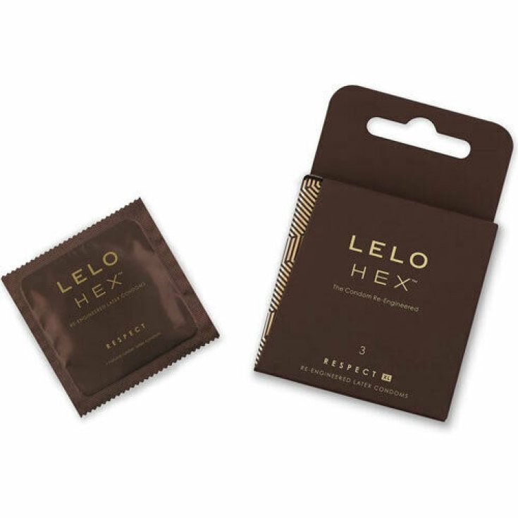 Lelo Hex&trade; Respect XL 3 Preservativi