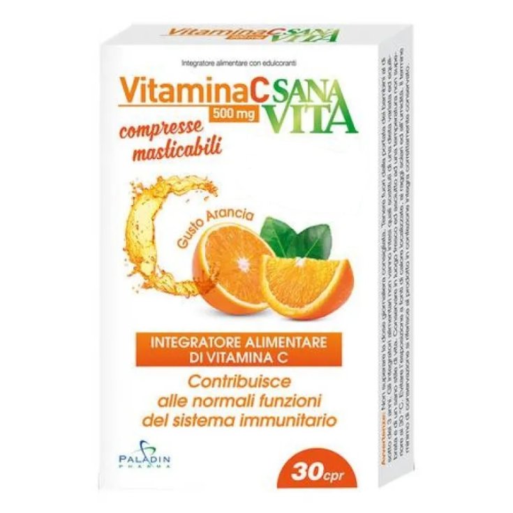Paladin Pharma Sanavita Vitamina C Compresse Masticabili 30 Compresse