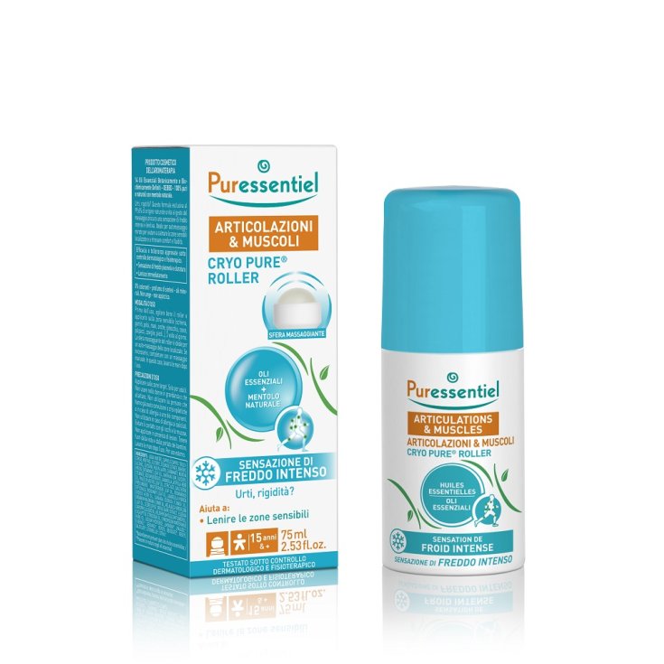 Cryo Pure Roller Articolazioni E Muscoli Puressentiel 75ml Cryo Pure Roller Articolazioni E Muscoli Puressentiel 75ml