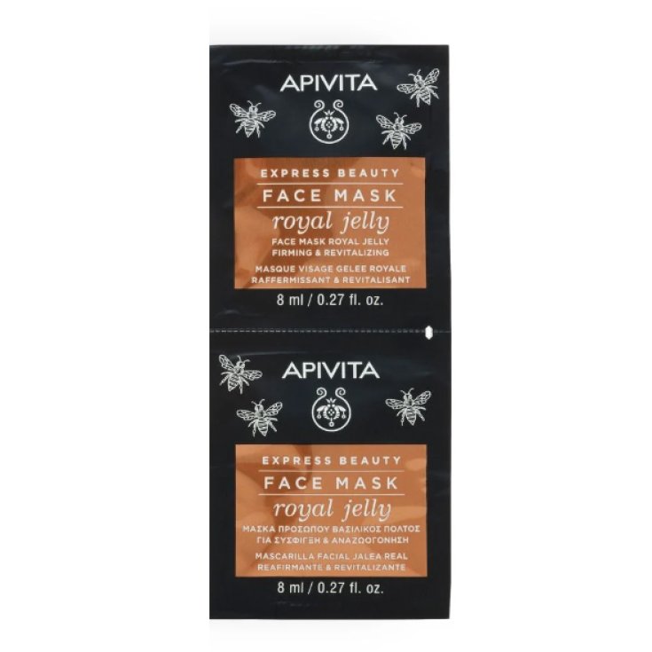 Face Mask Royal Jelly Express Beauty Apivita 2x8ml