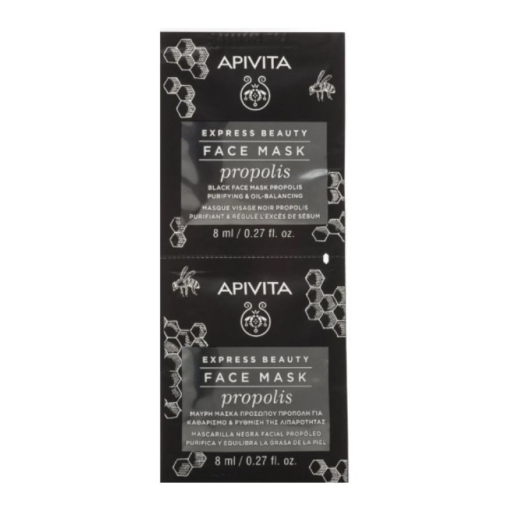 Face Mask Propolis Express Beauty Apivita 2x8ml