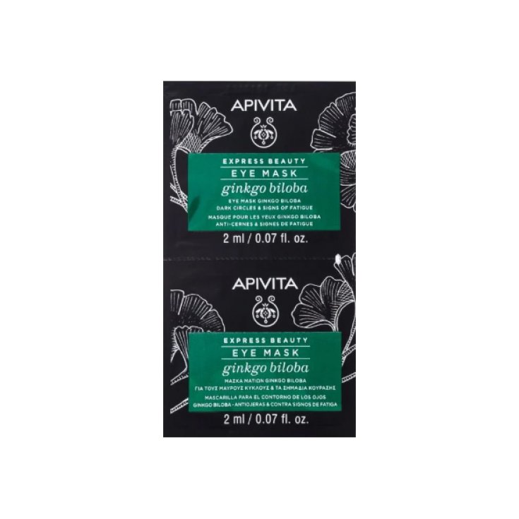 Eye Mask Ginkgo Biloba Express Beauty Apivita 2x2ml
