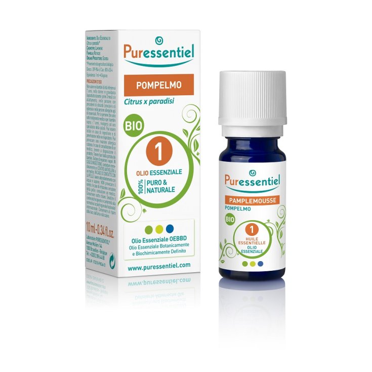 Pompelmo Bio 1 Olio Essenziale Puressentiel 10ml