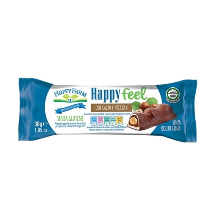 Happy Feel con Cacao e Nocciola la Happy Farm&reg; 30g