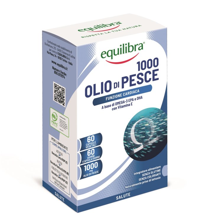 Olio Di Pesce 1000 Equilibra 60 Capsule Vegetali