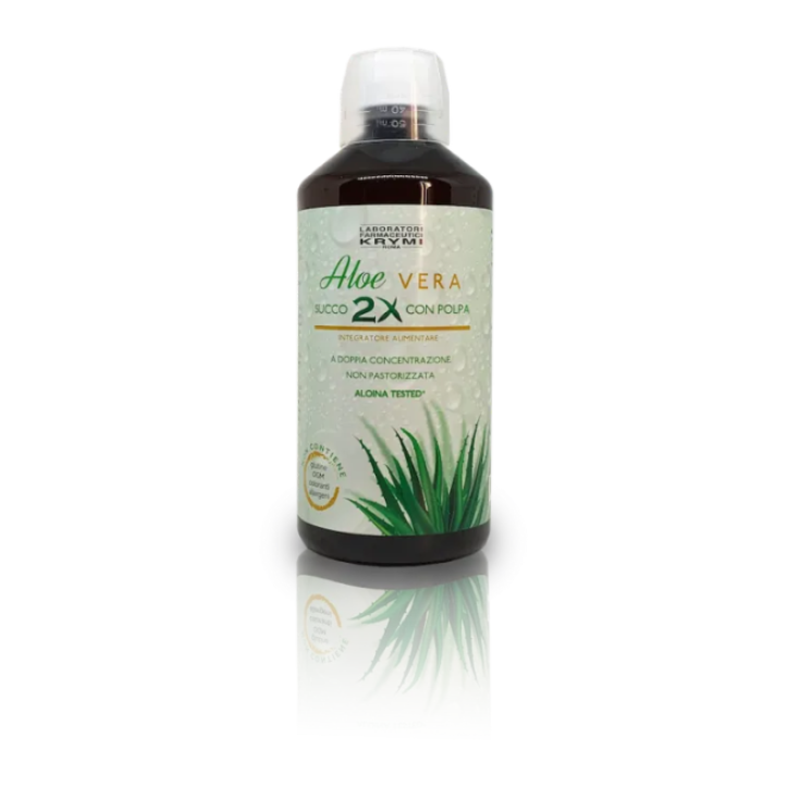 Aloe Vera Succo 2x Con Polpa Laboratori Krymi 1000ml