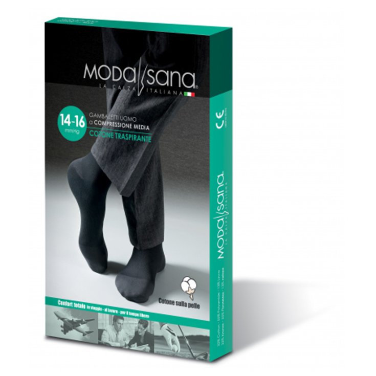 Modasana 14 Gambaletto Cotone Nero XS GloriaMed&reg;