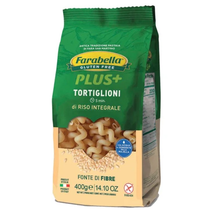 Plus+ Tortiglioni di Riso Integrale Farabella&reg; 400g