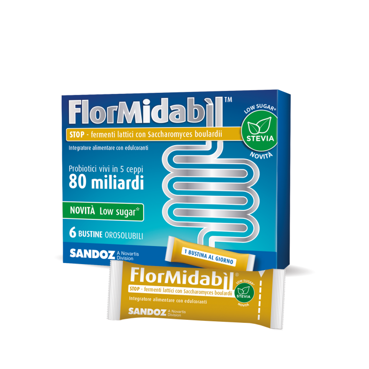 FlorMidab&igrave;l Stop Sandoz 6 Bustine