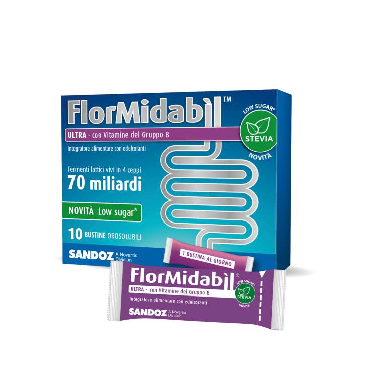 FlorMidab&igrave;l Ultra Sandoz 10 Bustine