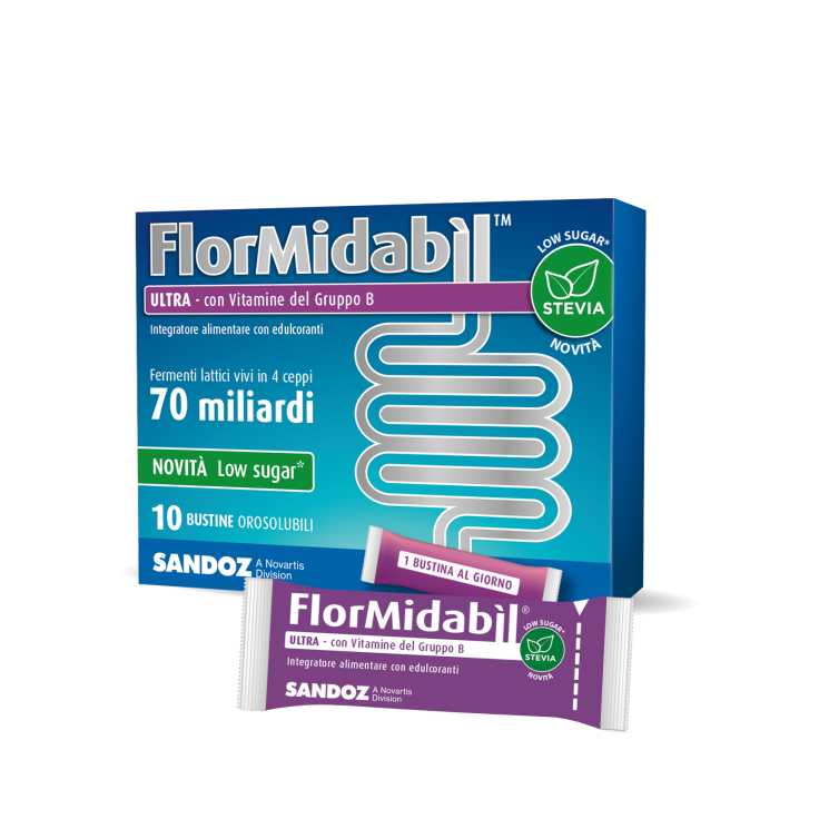 FlorMidab&igrave;l Ultra Sandoz 10 Bustine