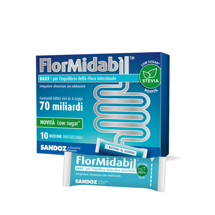FlorMidab&igrave;l Daily Sandoz 10 Bustine