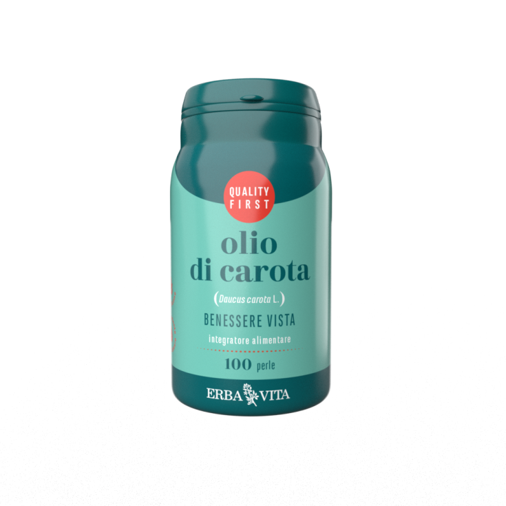 Olio di Carota Erba Vita 100 Perle