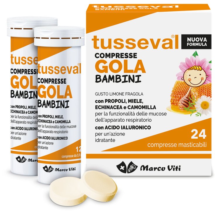 Tusseval Gola Bambini Marco Viti 24 Compresse