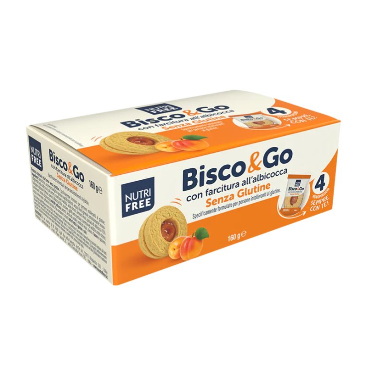Biscotto all'Albicocca Bisco&Go&nbsp;NutriFree Box 160g