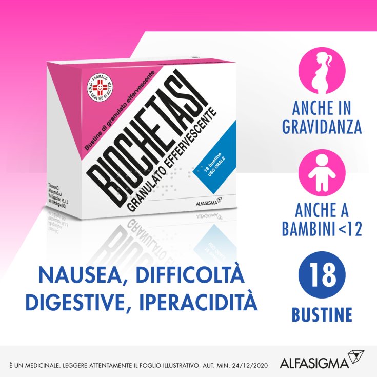 Biochetasi Granulato Effervescente Alfasigma 18 Bustine Arancia Biochetasi Granulato Effervescente Alfasigma 18 Bustine Arancia
