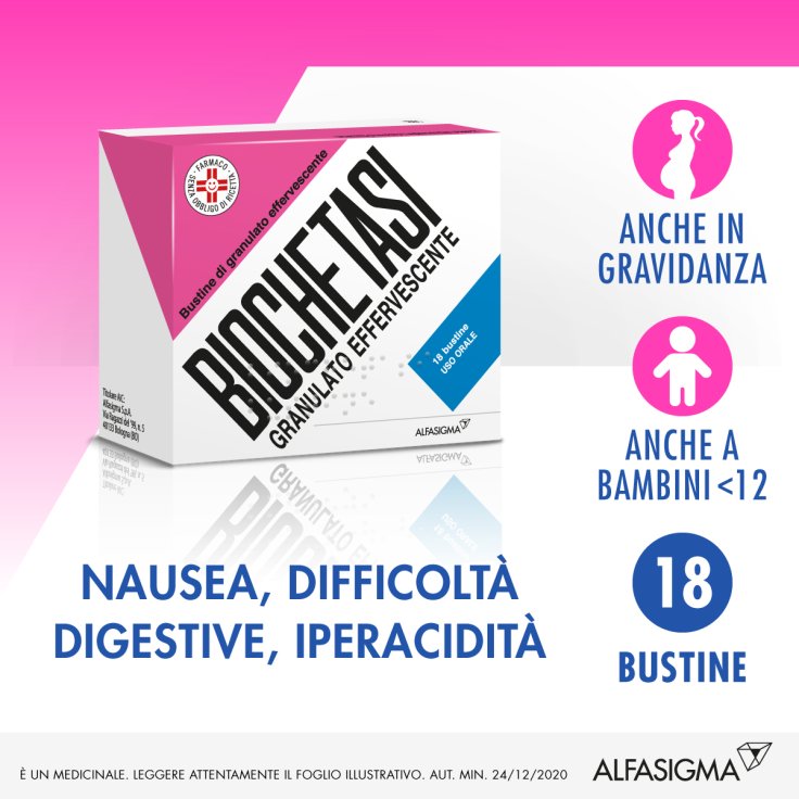 Biochetasi Granulato Effervescente Alfasigma 18 Bustine Arancia