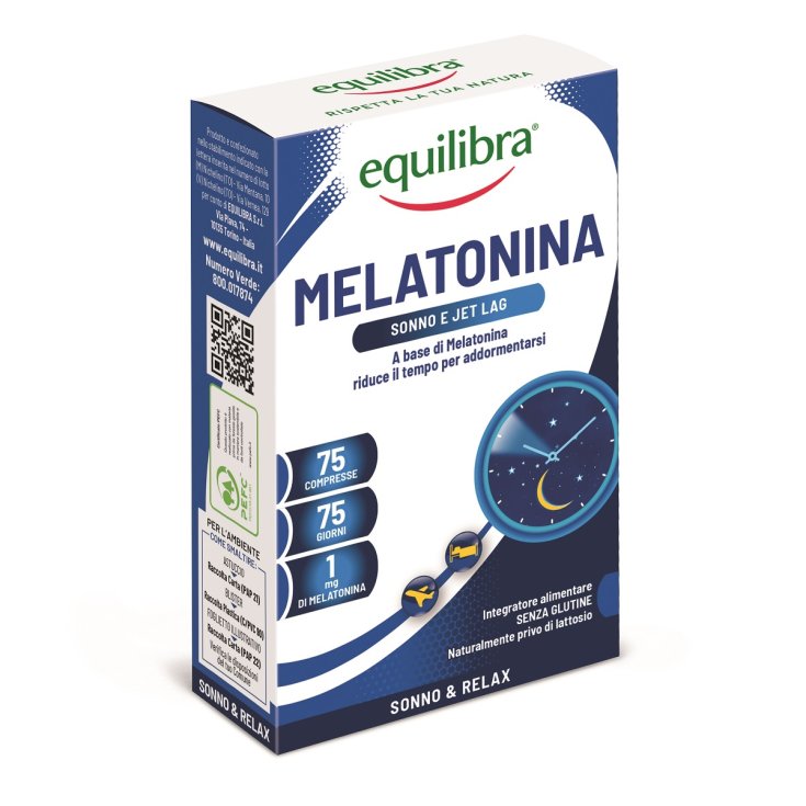 Melatonina Equilibra&reg; 75 Compresse 1mg