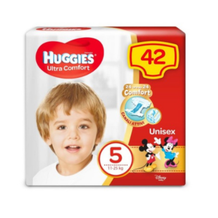 Ultra Comfort Taglia 5 Huggies&reg; 42 Pezzi