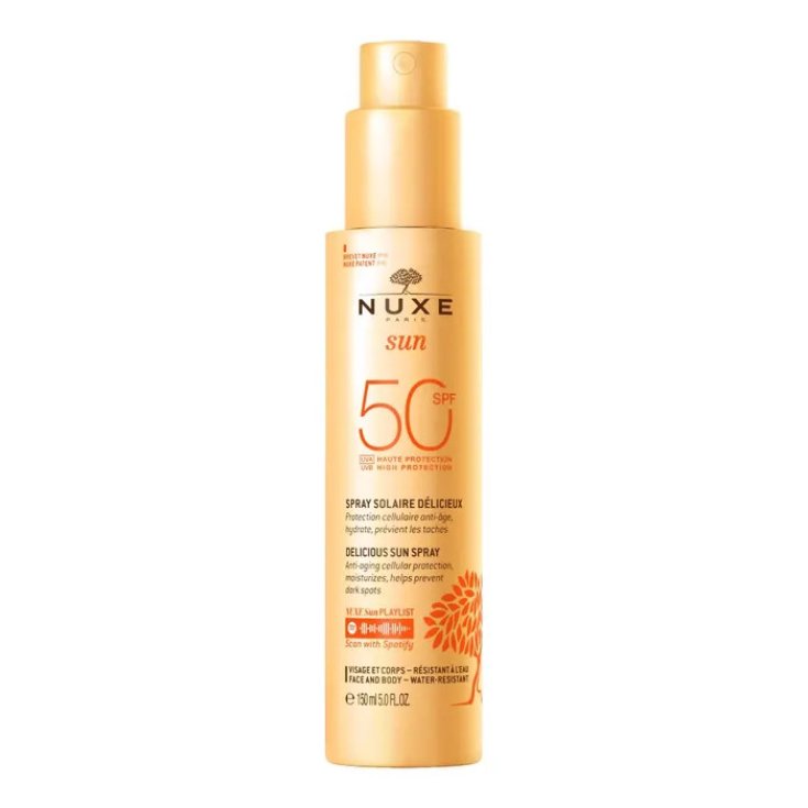 Nuxe Sun spray solare SPF 50 viso e corpo resistente all'acqua 150 ml